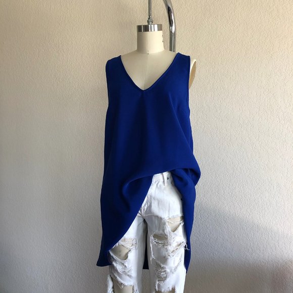 Timo Weiland Mariel V Neck Shift Top - Picture 3 of 5